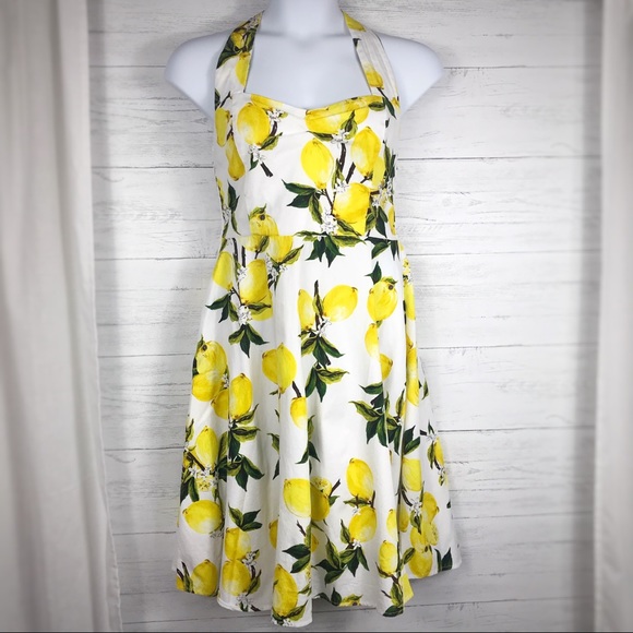 Dresses & Skirts - Flare Dress with Lemons